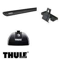 THULE/スーリーインプレッサXV/XVルーフレールなしH24/10〜GP7キャリア車種別セット/753+961B+3068
