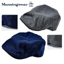 マンシングウェア munsingwear メンズ メルトン風 ハンチング 秋冬 MGBWJC03 2025 ギフト好適品