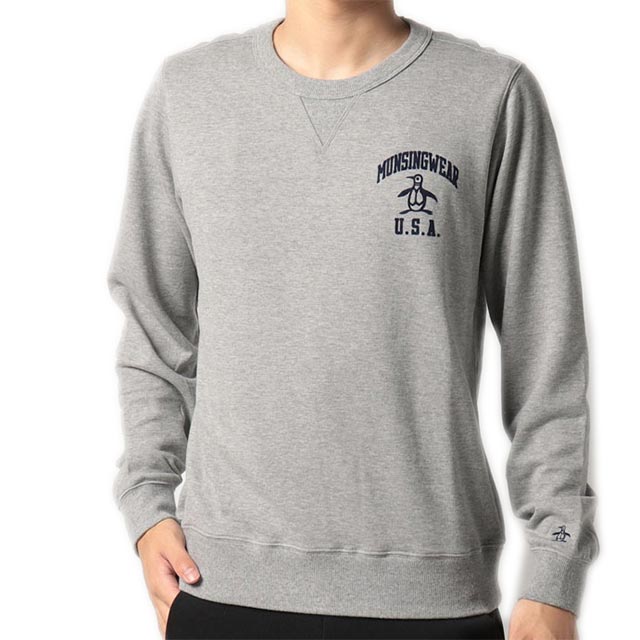 20%OFF セール 【 Munsingwear マンシングウェア 】ゴルフウェア メンズ トレーナー おしゃれ 高品質 長袖 MGMSJL50 16500円の品