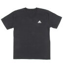 adidas アディダス 半袖 Tシャツ Vネック 2枚組 天竺 紳士 吸汗速乾 ワイドシルエット ドライ ブラック 黒