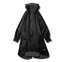 KIU NEWスタンダード レインポンチョ レインコート 梅雨対策 防水 撥水 ブラックフリーサイズ 2025年 母の日 ギフト好適品