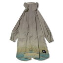 KIU NEWスタンダード レインポンチョ レインコート 梅雨対策 防水 撥水 グラデーションベージュ フリーサイズ 2025年 母の日 ギフト好適品