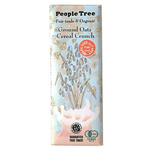 楽天堀田勉強堂チョコレート PeopleTree ピープルツリー フェアトレード オーガニック オーツシリアルクランチ 50g フェアトレード ヴィーガン グルテンフリー 有機JAS EUオーガニック認証