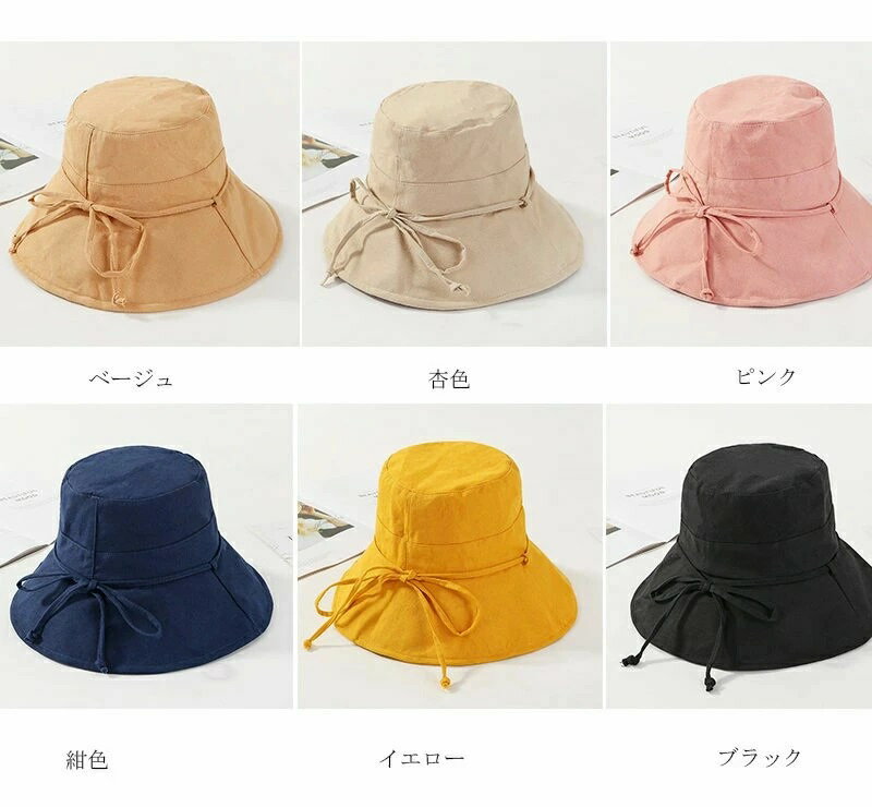帽子 レディース UVカット 帽子 大きい つば広ハット レインハット 大きめ 折りたたみ つば広 おしゃれ 春 夏 綿 日よけ 紫外線 日焼け防止 母の日 ママ リバーシブル 送料無料 2