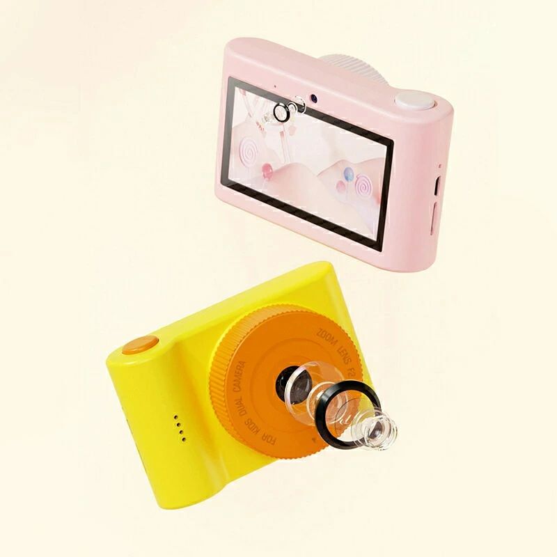 SDカード付き キッズカメラ 子供用 トイカメラ 操作簡単 4800万画素 写真/ビデオ オートレンズ 露出補正 HD WIFI転送 大画面 大容量バッテリー デジタルカメラ 女の子 男の子 プレゼント お祝い 誕生日