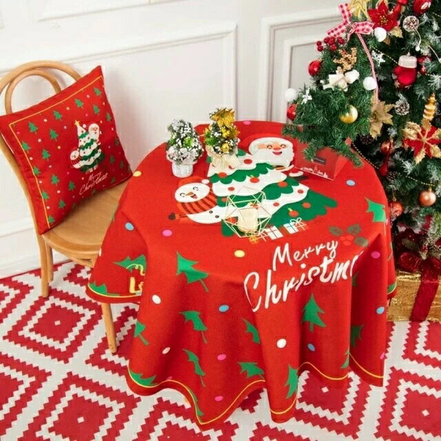 テーブルクロス クリスマス飾り用テーブルクロス クリスマス　北欧 パーティー遠足シート テーブルシート 撥水加工 Sinessy 楽天市場店 新生活用品