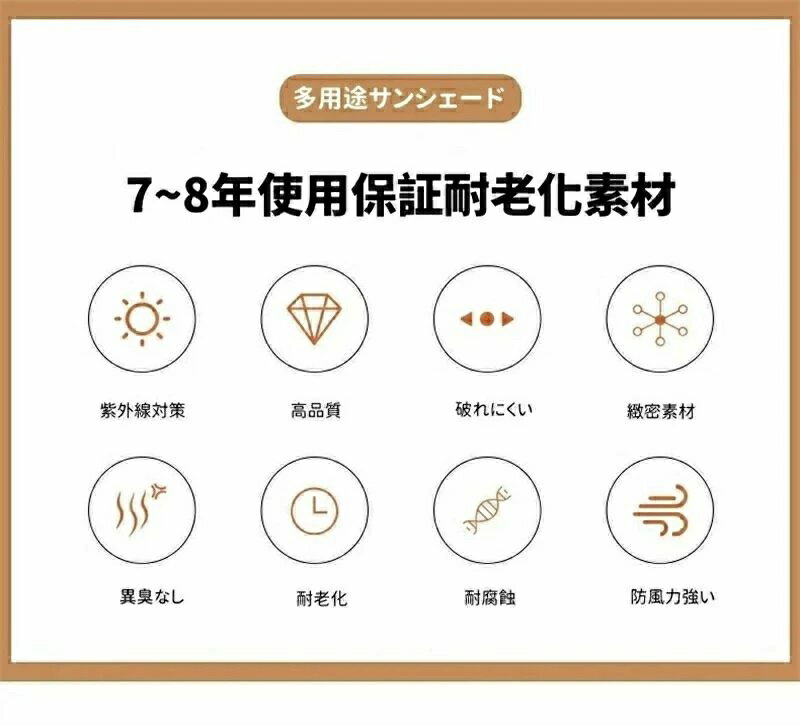 サンシェード 日除けシェード 日よけシェード 大型 10m×4m グレー 灰色 遮熱ネット...