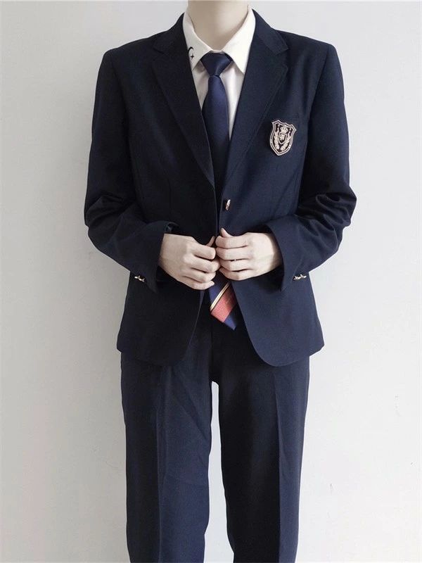 入学式 スーツ 男の子 高校生 受験 面接 卒服 上下セットフォーマル ジャケット コート スボン シャツ（3点セット ） 男子制服 フォーマルスーツ JK制服 学生服 ブラック ネイビー 3