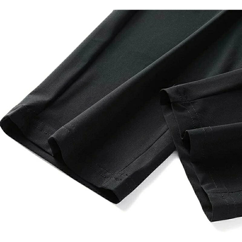 冷感パンツ メンズ アイスシルクパンツ ナイロン 接触冷感 薄手 涼しい 大きいサイズ 調整紐 ストレッチ 夏 春 秋