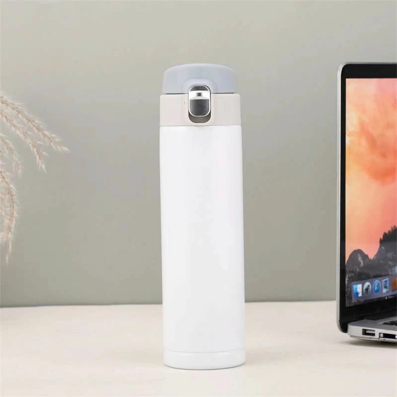 ワンタッチ ステンレスマグボトル 500ml 水筒 真空断熱ケータイマグ 飲み口外せてお手入れ簡単 軽量タイプ ワンタッチオープン