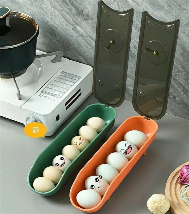 卵ケース 冷蔵庫 7-8個 卵収納ケース 蓋 蓋付き 2個セット 積み重ね可能 卵入れケース 卵収納 卵容器 たまごケース ファミリー用 家庭用 エッグ 卵ボックス 大容量 キッチン収納 冷蔵庫用 清潔 掃除しやすい 省スペース コンパクト 軽量