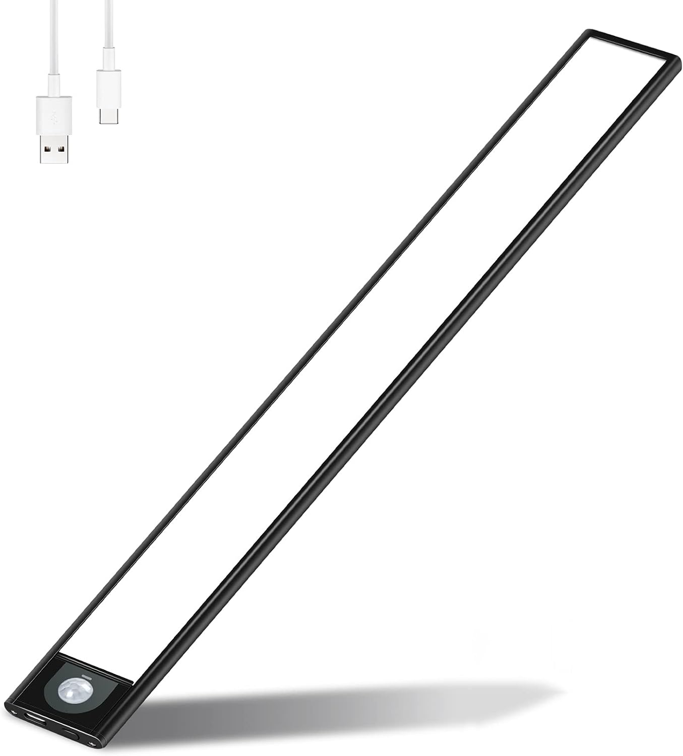 人感センサーライト薄型センサーライト 室内 USB充電式 LEDセンサーライト フットライト 3段階調色 無段階調光 足元灯 夜間ライト 階段ライト クロゼット 階段照明 防災グッズ 新生活応援