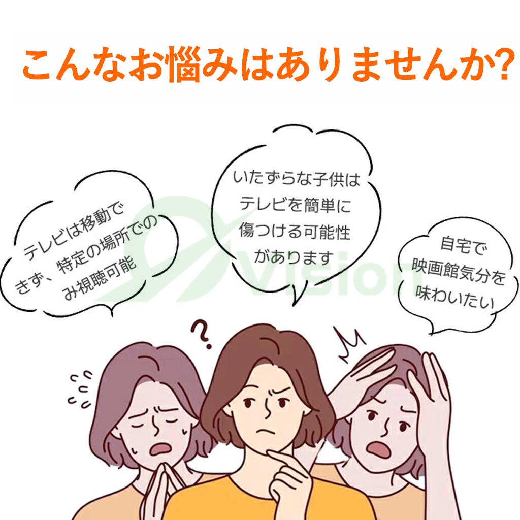 【超人気・超小型投影】プロジェクター 家庭用 ...の紹介画像2