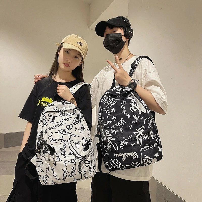 乐天商城 - 高校 PC入れ 大人 カップル 韓国風 おしゃれ 修学 カジュアル 大学生 バッグ 女子 大容量 男女兼用 シンプル リュック