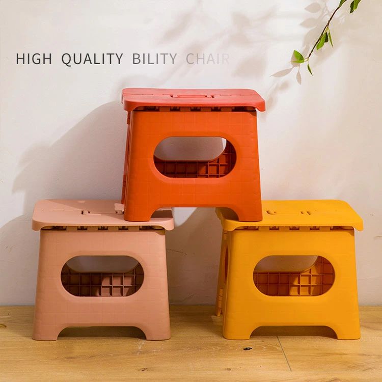 折 スツール ステップ台 チェア 折り畳み イス 踏み台 子供用 釣り用 キッズ 幼稚園 取っ手付き 軽量 子供イス [2]