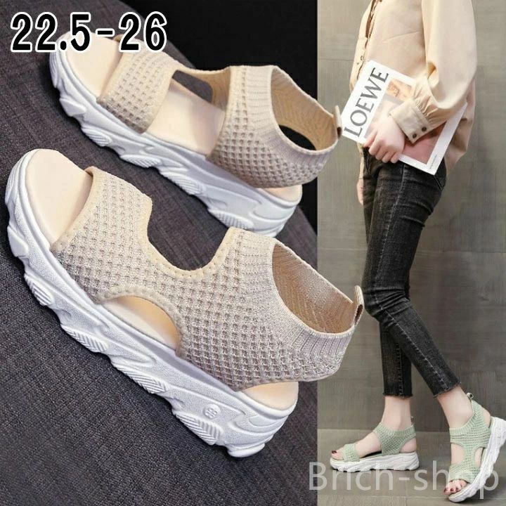 Women'S Shoes - サンダル 軽量 コンフォートサンダル 夏 メッシュ シューズ 靴 歩きやすい 疲れにくい ブラック ベージュ