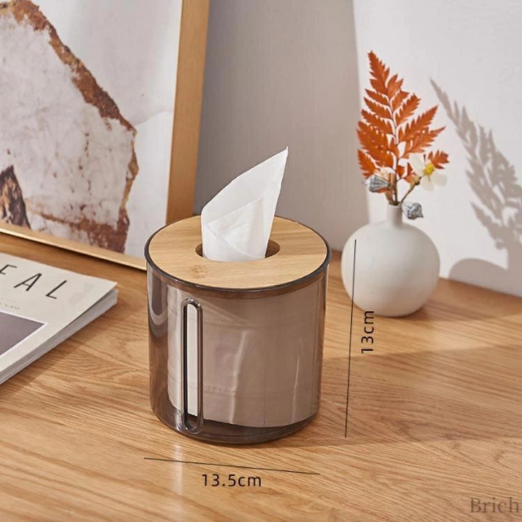 シンプル クリア 透明 リビング サニタリー 洗面所 卓上 置き型 シンプル エコ コンパクト ギフト [3]