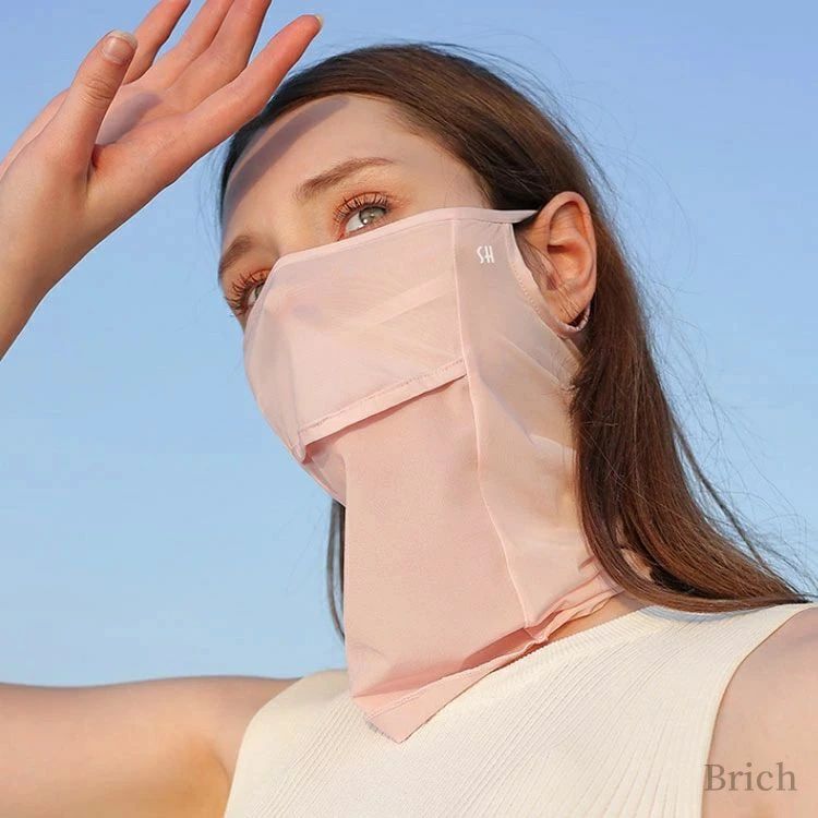 ネックカバー 息苦しくない 冷感 夏用 スポーツマスク UVカットマスク 洗える 紫外線対策 フェイスカバー