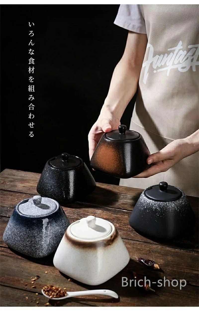 シュガー ポット キッチン ホーム用 磁器 調味料ジャー セラミック シュガー ボウル セラミック 調味料