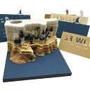 2025年 3Dカレンダー 城 3D メモパッド ウィークリーカレンダー メモ帳