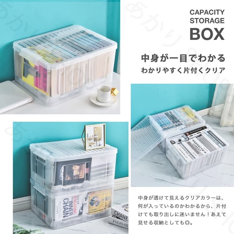 コンテナ プラスチック 収納ケース 蓋付き ストレージボックス 折りたたみ 3個セッ...