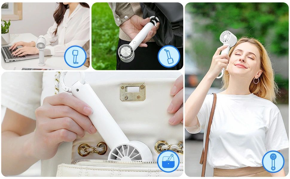 コードレス扇風機 手持ち ハンディファン 卓上 瞬間冷感 低騒音 1秒冷感 冷却プレート ハンディ扇風機 扇風機