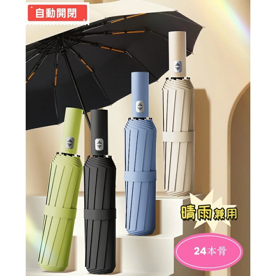 撥水 日傘 男女兼用 おしゃれ レディース メンズ 晴雨兼用 プッシュ式 UVカット 直径108cm 自動開閉 折りたたみ傘