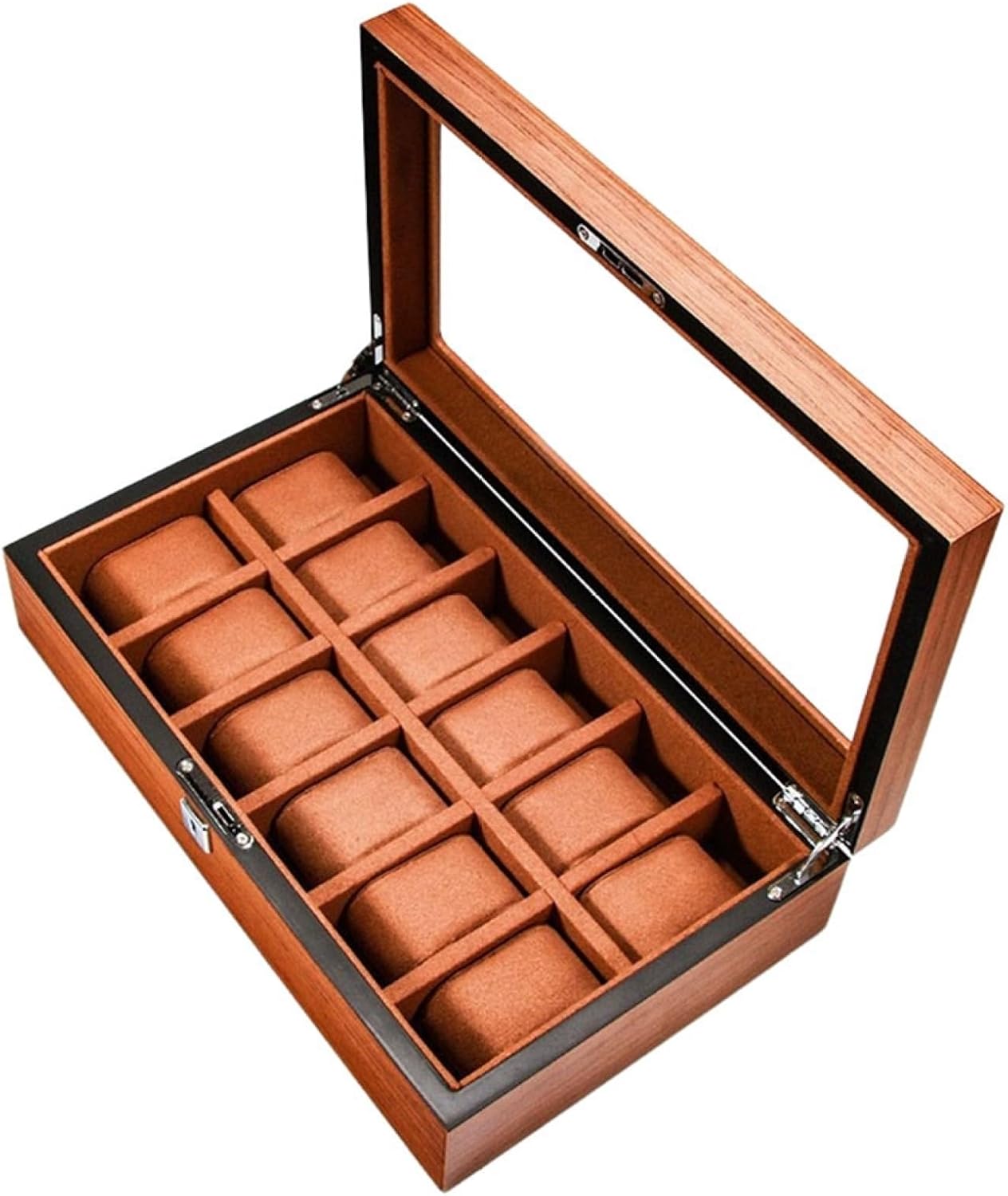 天然 ガラス天板 展示用 ディスプレイケース ウォッチボックス 腕時計ボックス コレクションケース