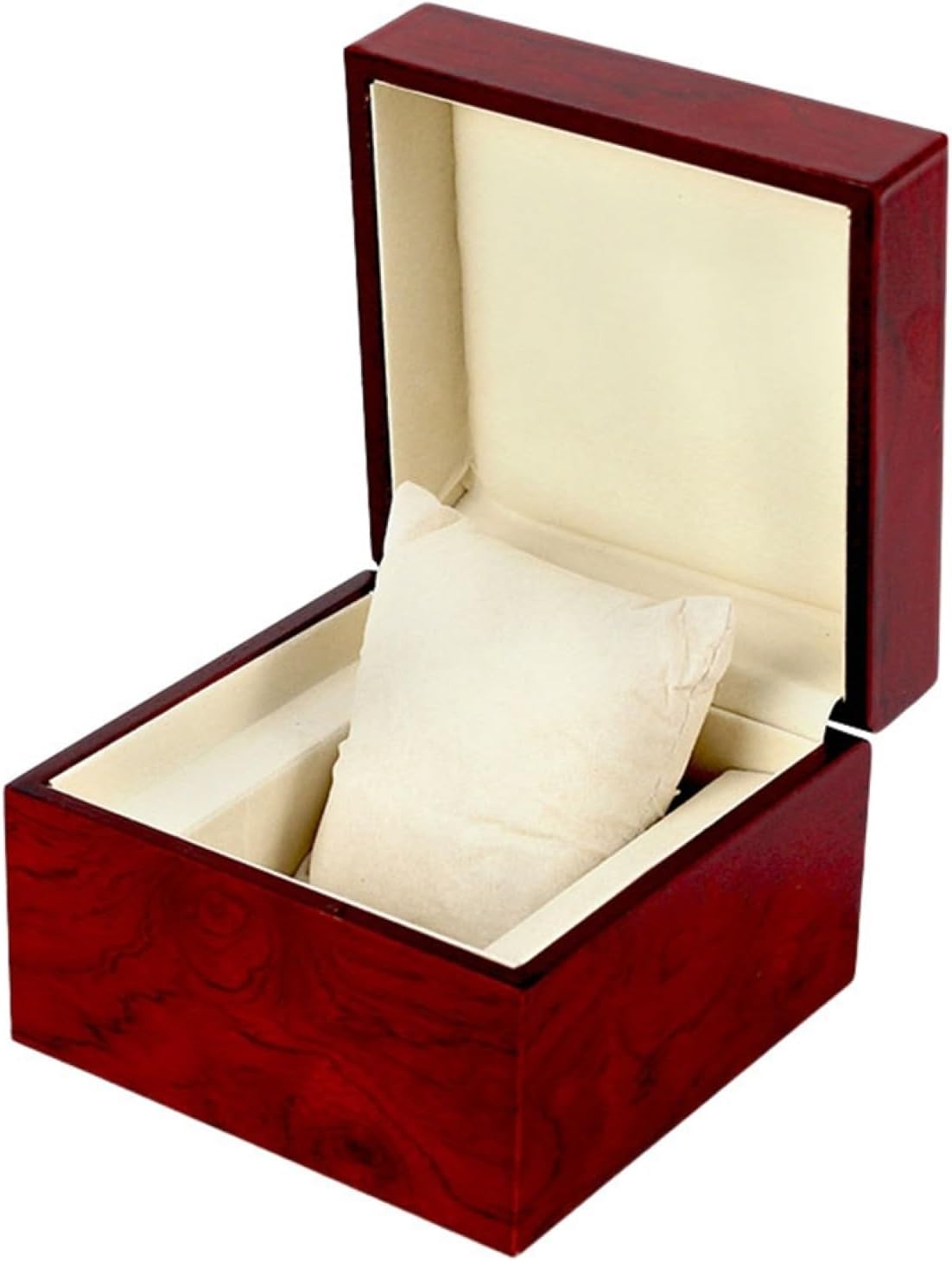 1本 木製 ギフトケース プレゼントなどに適当 出張 旅行 時計収納ケース 携帯用 ミニ 1本用 ウォッチケース