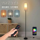 電球付き 組み立て式 3段階調光調色 照明器具 LEDランプ フロアスタンド 間接照明