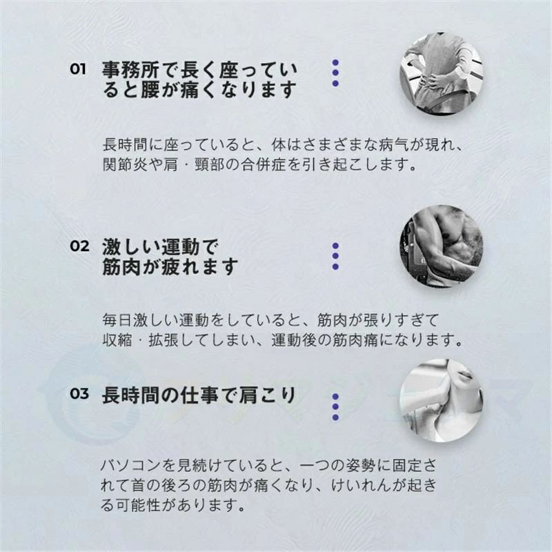 電動 筋膜リリース ハンディ マッサージガン ミニ 99段階調節 8種類ヘッド 首こり