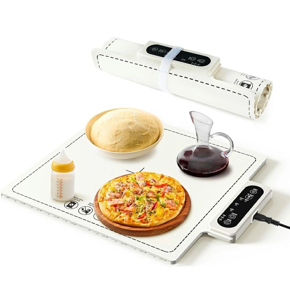 電気保温トレイ フードウォーマーシリコン製 電気保温トレイ 卓上保温プレート