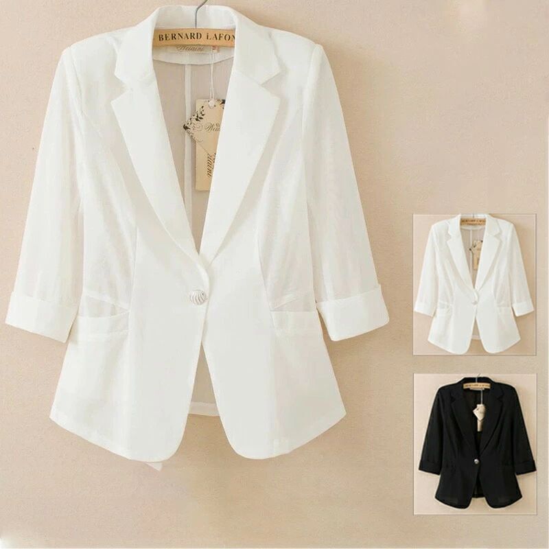レディース 彼女 薄手 無地 プレゼント 通勤 シンプル ジャケット 簡潔 テーラードジャケット ショート丈