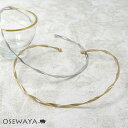 レ 金属アレルギー アクセサリー OSEWAYA | チョーカー ツイスト メタル ニッケルフリー 半額】ネックレス