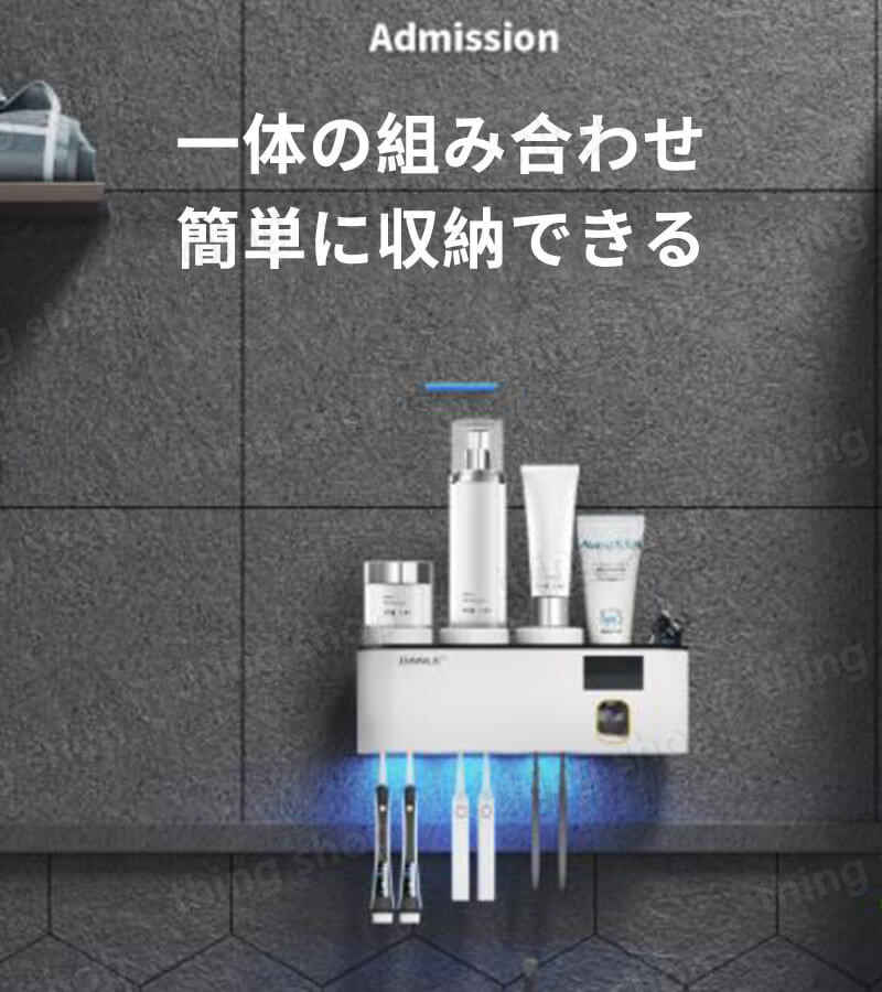 歯ブラシ収納ケース 歯磨き粉スクイーザー トゥースボックス 歯ブラシホルダー
