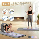 腹筋コアトレーナー&プッシ 膝パッド付きコア&腹筋筋力トレーニング器具
