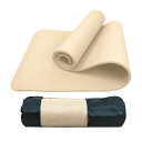 トレーニング エクササイズ 器具 健康 収納ケース付き ダイエット ストレッチマット ケース 滑らない 幅広 厚手