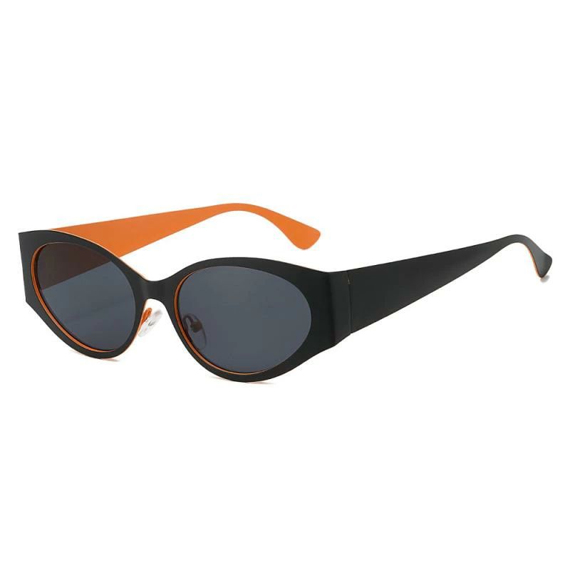 Sunglasses - ドラ カジュアル ファッション PCレンズ メタルフレーム フルリム UV400カット 多用途 シンプル オーバル型 男女兼用