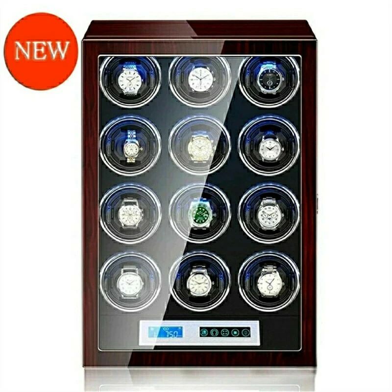 自働巻き電働時 液晶タッチ【12本巻き】両方向巻上式 ] 高級腕時計に対応