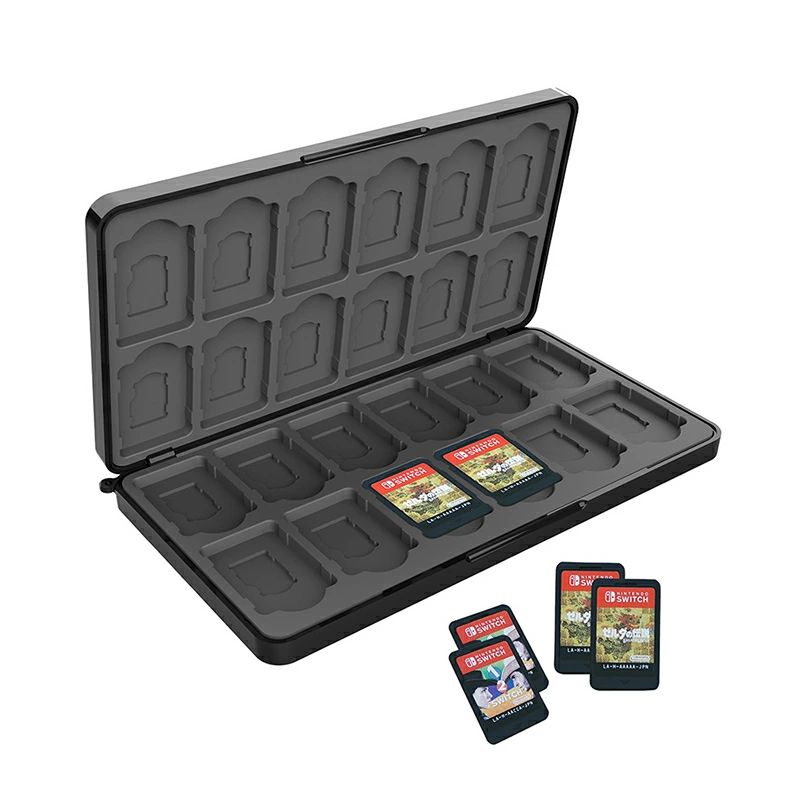 カードケ 大容量 ケース ソフト マグネット開閉 スイッチ ニンテンドー Switch Nintendo 24枚 ゲームソフト収納ケース
