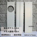 窓用ダクトパネル テラス窓用パネル 2枚セット アップグレード 密封性向上 二重径対応 スポットクーラー ポータブルエアコン