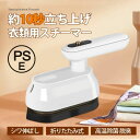 ギフト 大容量 除菌 シワ伸ばし 軽量 15秒立上り 強力スチーム 18g/minパワー 2WAY 衣類スチーマー ハンディ スチーム
