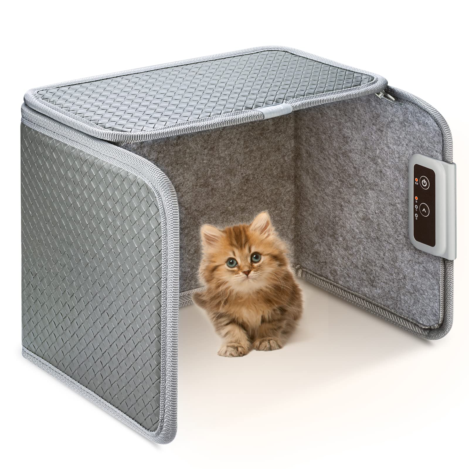 ーター 遠赤外線デスクヒーター 折り畳み式 省エネ 3段階温度調節 4時間タイマー 転倒オフ ミニサイズ 冷え対策