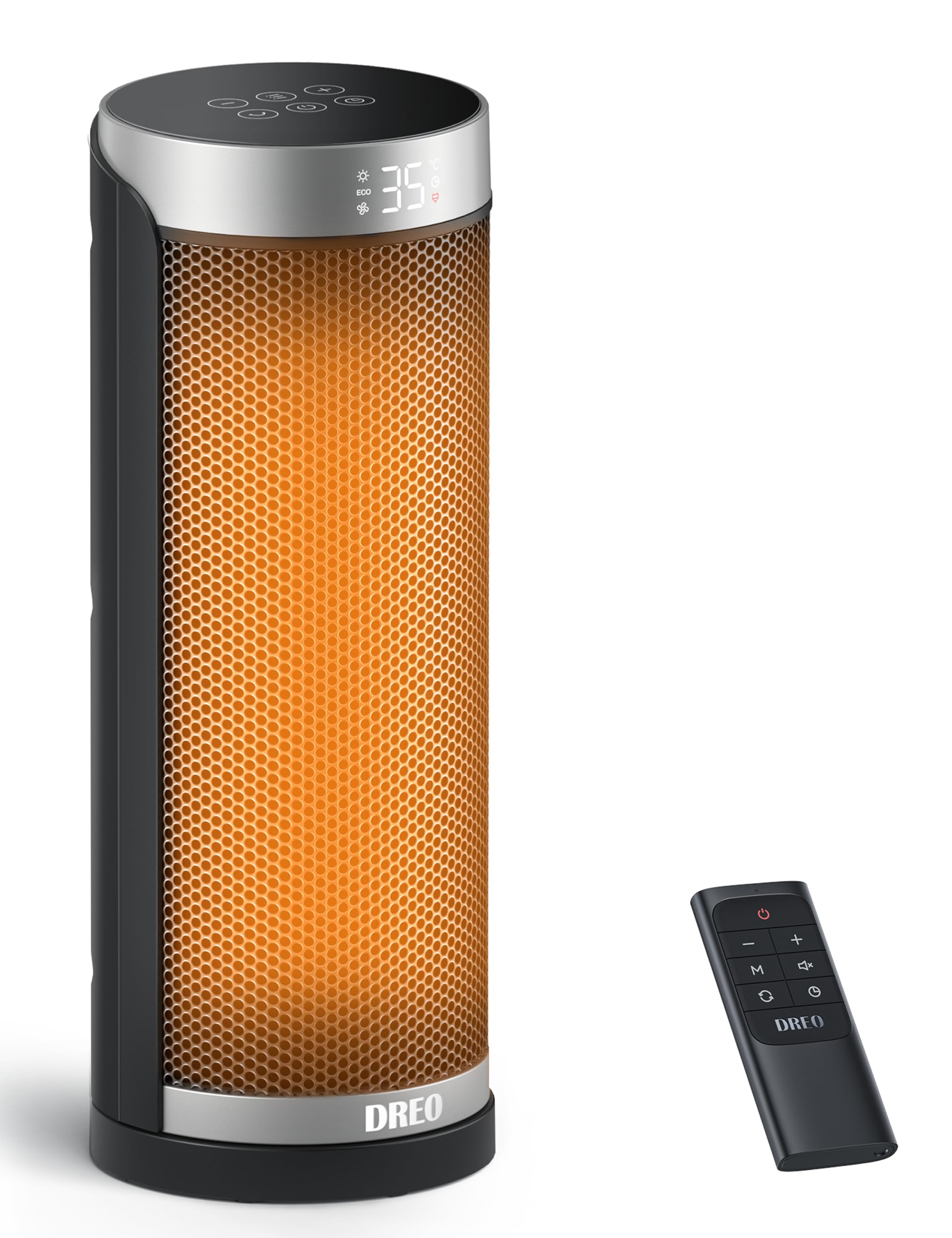 転倒自動OFF 過熱保護 省エネ 1200W 知能恒温 足元ヒーター 卓上 温風 タワー式 LEDディスプレイ 脱衣..