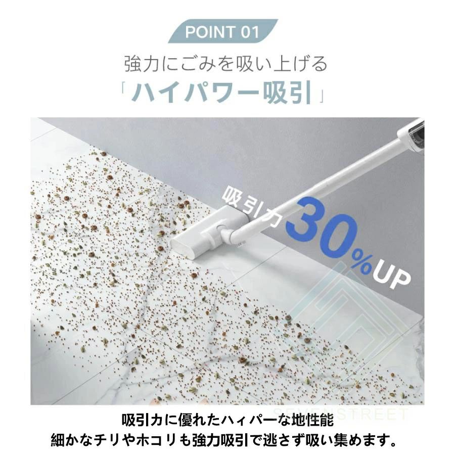 軽量 小型 LED残量表示 充電式 ハンディクリーナー 28000pa 強力吸引 5WAY 多機能 ...