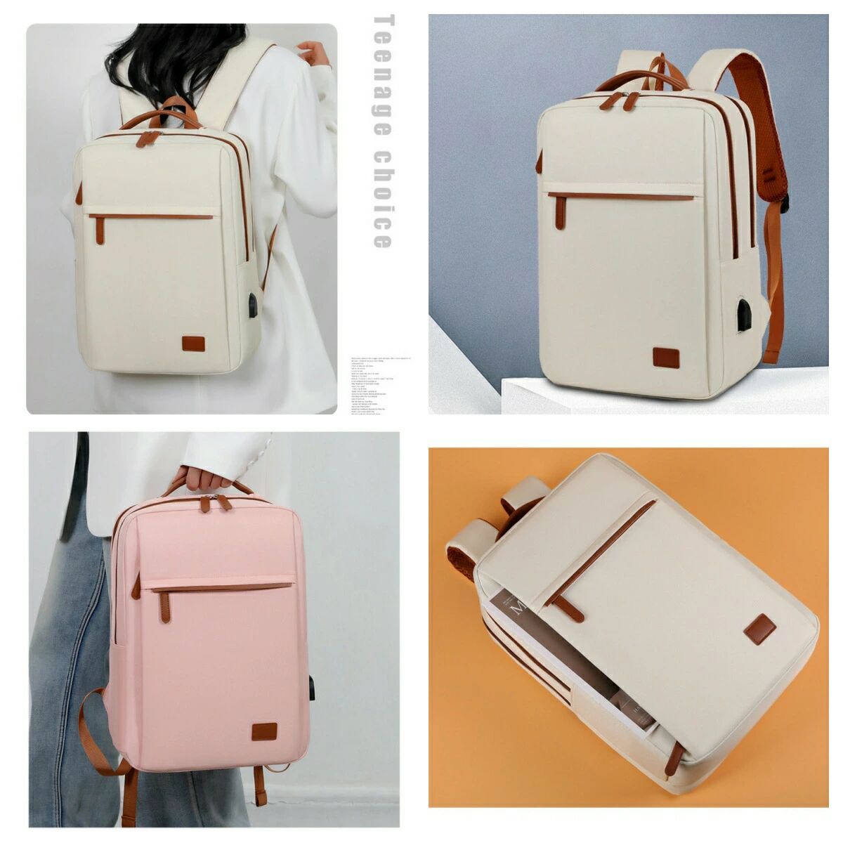 ファッ USB充電ポート リュック pc バッグ 男女兼用 軽量 大容量 リュックサック防水 ビジネスバッグ ..