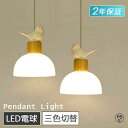 E26 洋風 LED電球 照明器具 天井照明 小鳥 飾り 吊下げ灯 1灯 北欧 ガラス E26 おしゃれ