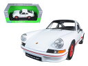 1/18 WELLY☆1973 ポルシェ 911 カレラRS 白/赤ライン色【予約商品】