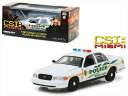 ◎1/43 GREENLIGHT☆TV映画「CSI マイアミ」パトカー 2003 フォード クラウンヴィクトリア パトカー♪ インターセプター マイアミポリス【予約商品】