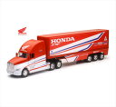 ミニカー 1/32 NEWRAY☆ Kenworth Trailer - Team Honda HRC トレーラートラック 巨大！全長60cm【予約商品】